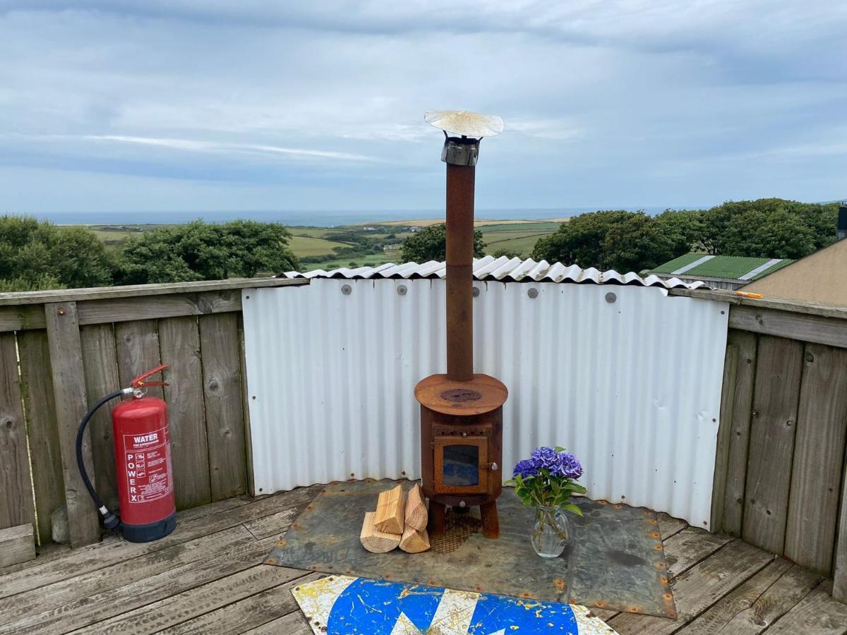 Coastal Stay Bell Tent Porthgain Exterior photo